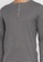 BLEND grey Henley Collar Long Sleeve T-Shirt 77A32AA316B708GS_2