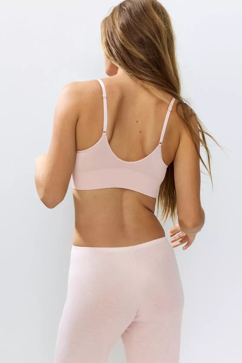 Seamless padded bralette