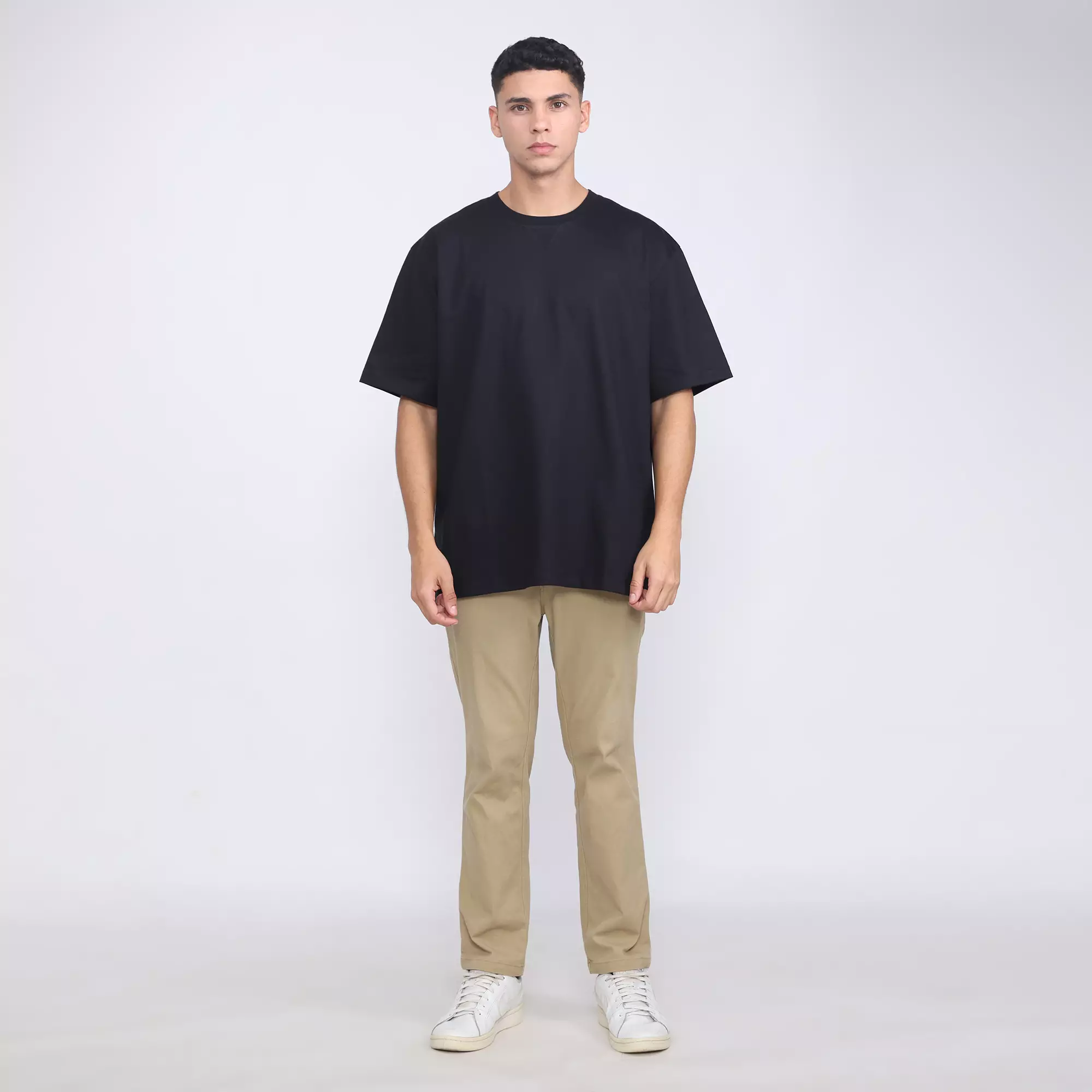 FACILITY - Nathan Boxy Modal Tee - Black