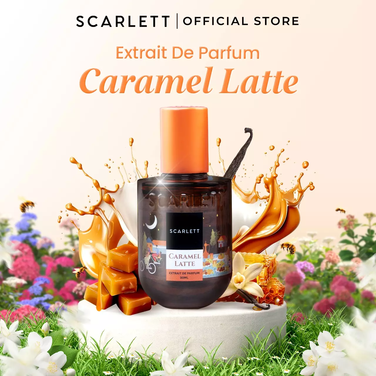 Scarlett Whitening Extrait De Parfum Caramel Latte 30ml