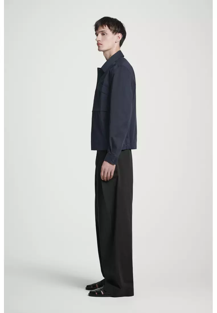 UTILITY COTTON-TWILL OVERSHIRT