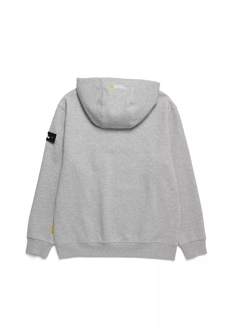 Unisex Chest Embroidery LOGO Hoodie