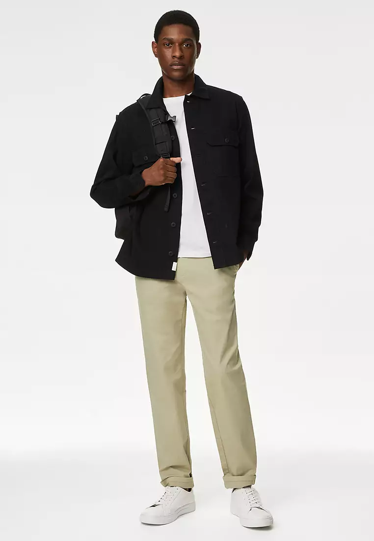 Regular Fit Stretch Chinos