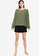 Old Navy green Ribbed Sunday Sleep Ls Oversized Tee 520D2AABB8E683GS_4