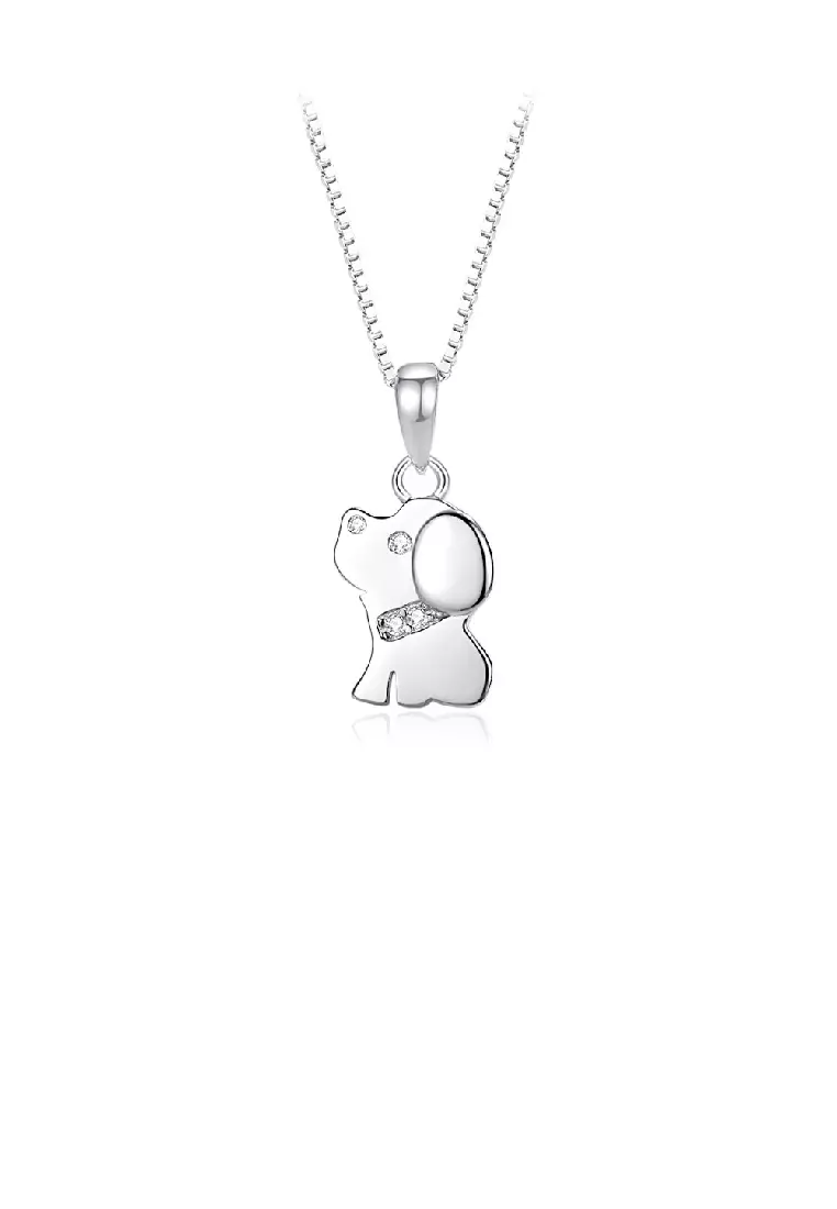 Cute simple silver necklace clearance