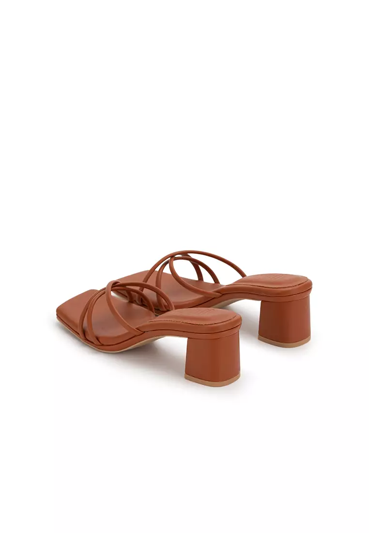 CLOUDFOAM STRAPPY BLOCK HEEL SLIDE