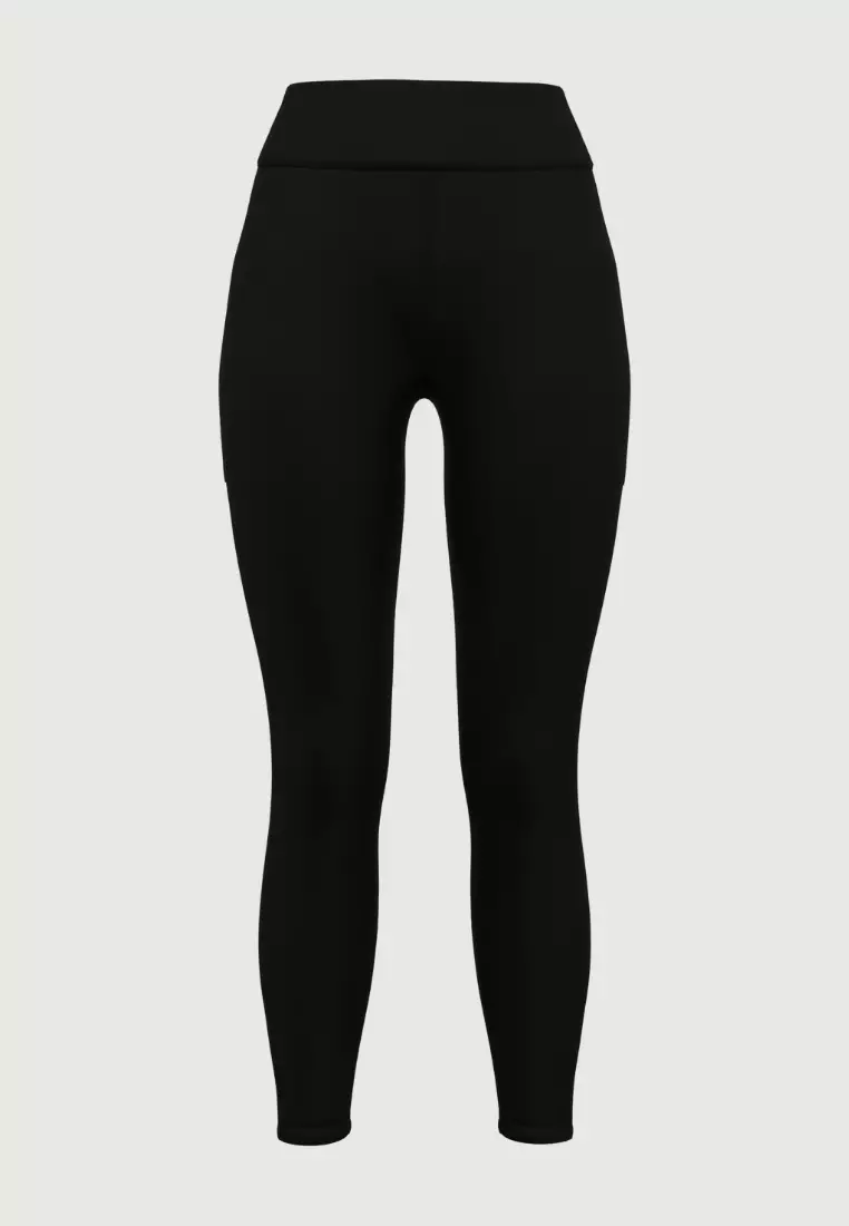 Meshed Elegance High Waist Full Length Leggings