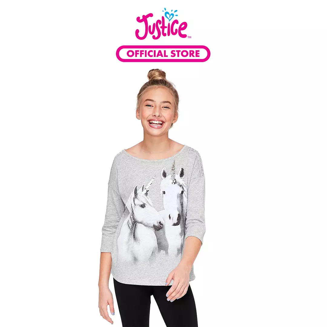 Justice clearance unicorn sweater