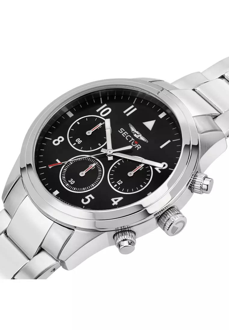 [3 Years Warranty] Sector 670 Collection 40mm Case Men's Quartz Stainless Steel Watch R3253540013