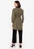 ZALORA WORK green Longline Button Down Shirt 786FDAAFB9FB9FGS_2
