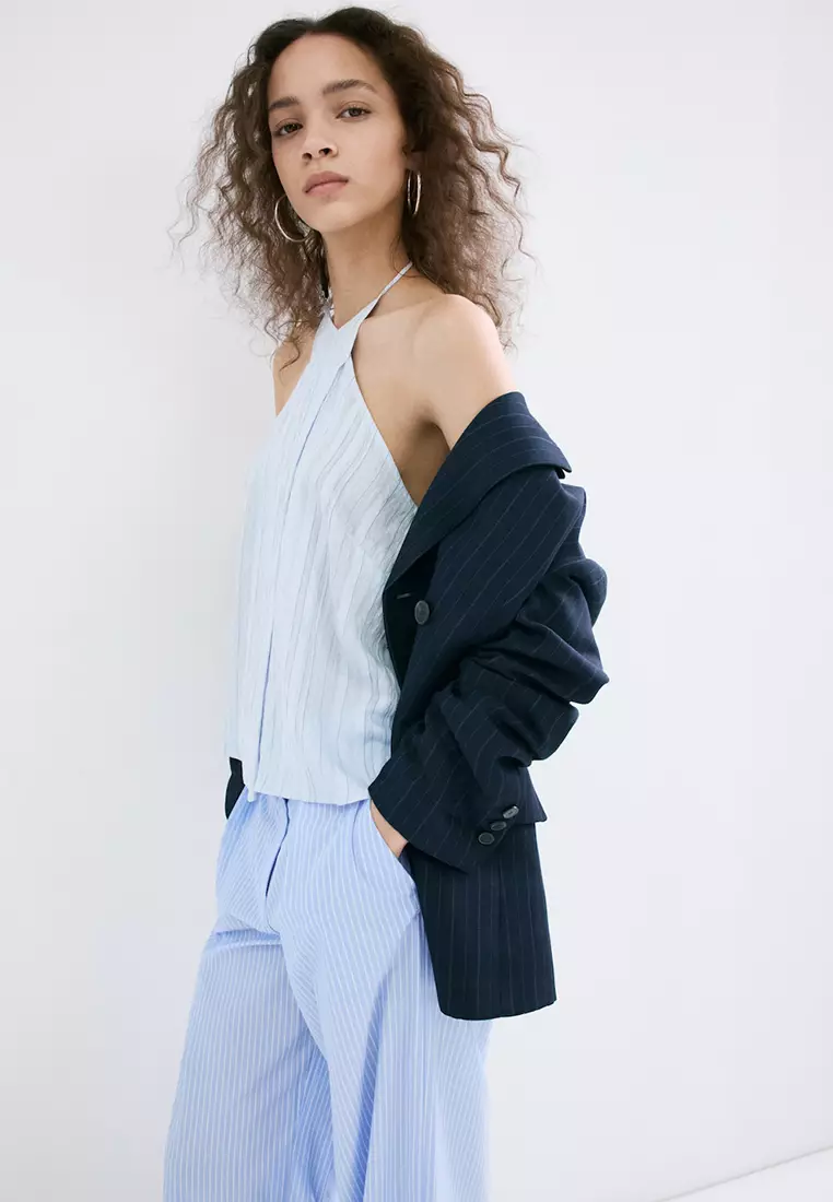 Pinstripe Trousers