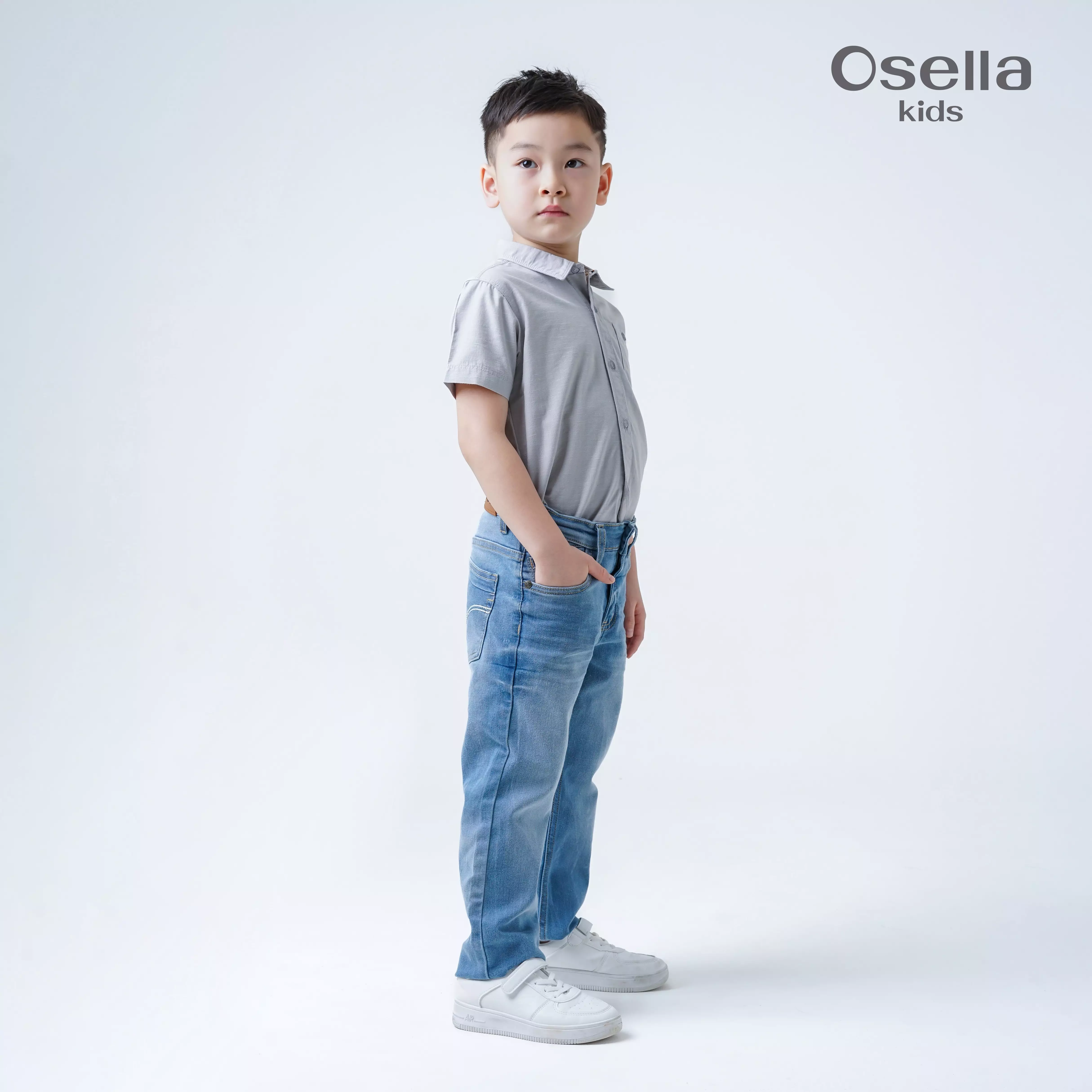 Osella Kids Warren Regular Denim Long Pants 128O6601A1 | Celana Jeans Panjang Anak Laki Laki