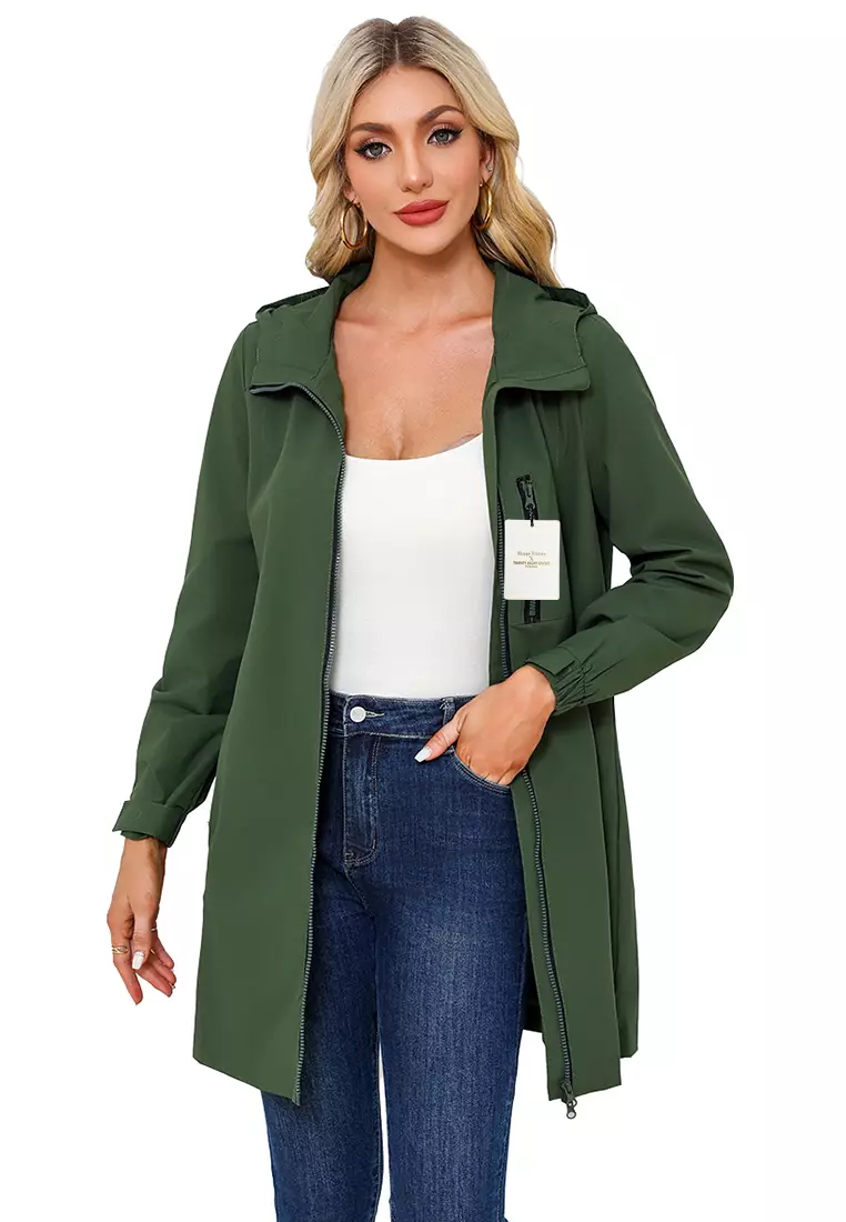 Outdoor Water-resistant Hooded Windbreaker AD-M24WB33