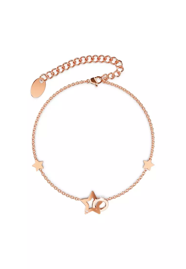 Real rose hotsell gold bracelet