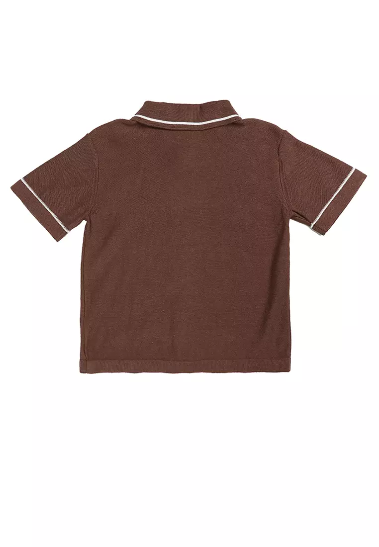 Knitted Short Sleeve Shirt