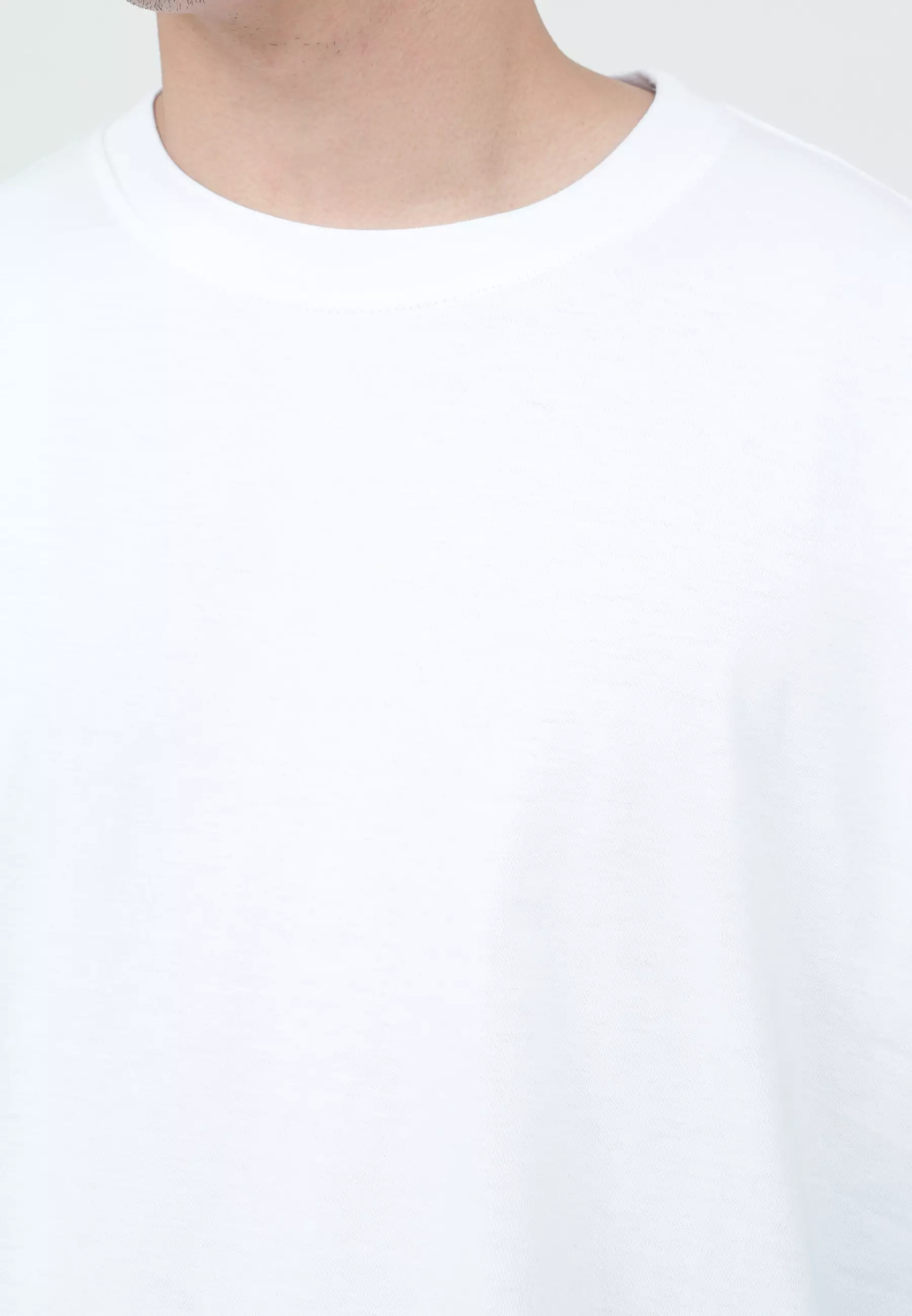 Houseofcuff Kaos Oversized T- shirt Pria Unisex Tebal Oversize Putih