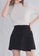 Plain B. black Plain B. Short A-Line Front Pockets Cotton Skirt Pants 60651AA07018FBGS_1