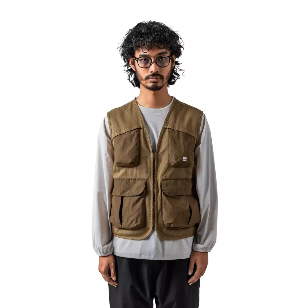 Bodypack Plutone Fishing Vest Jacket - Brown