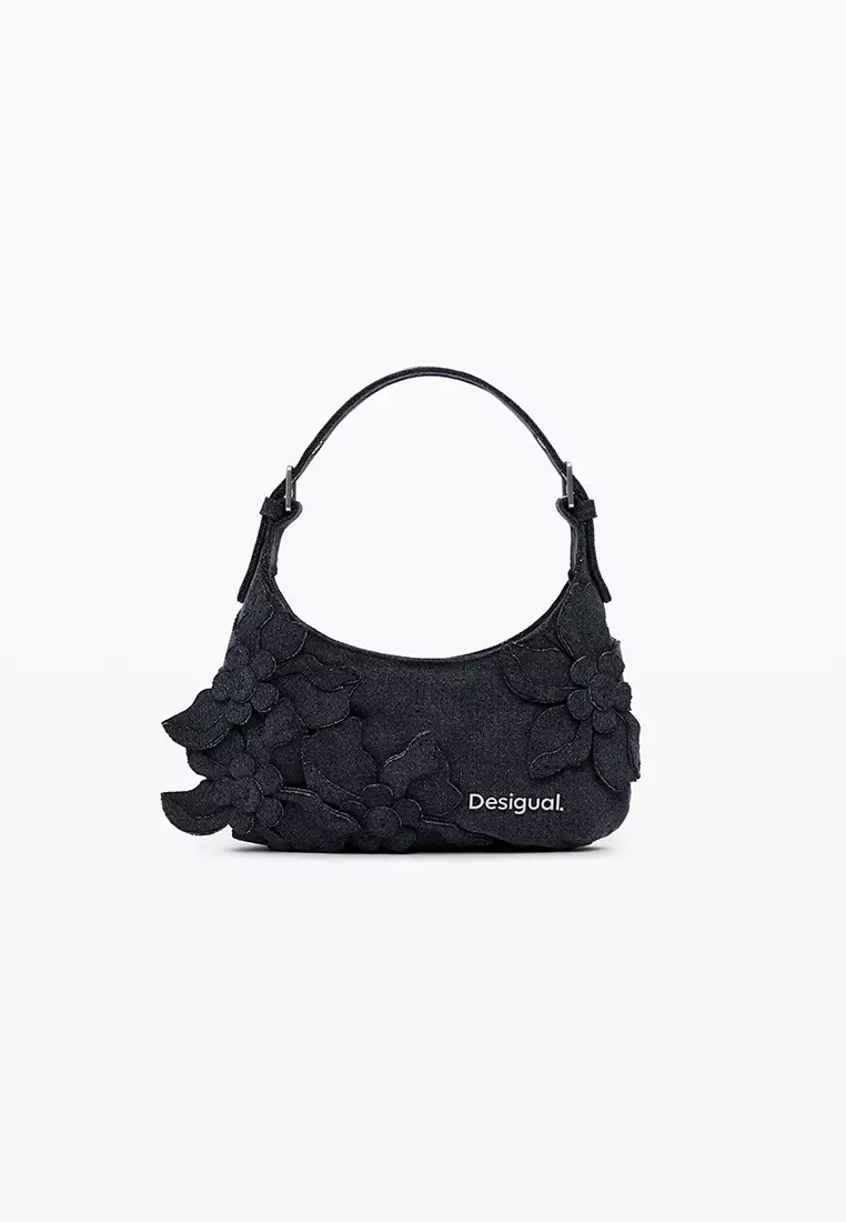 Small floral appliqué bag