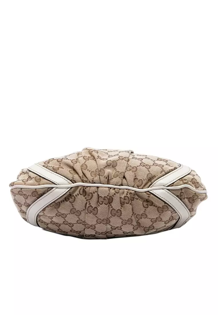 Pre-Loved Gucci Gg Canvas Abbey D Ring Crossbody