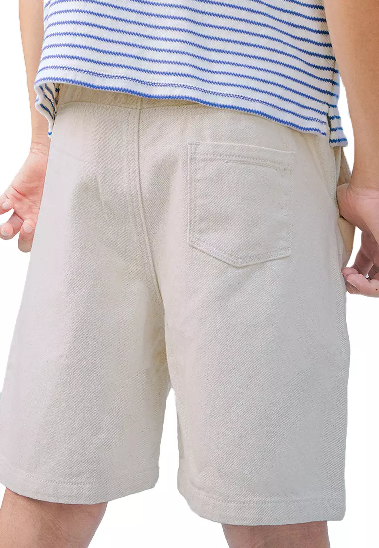 Cosmo Bermuda Shorts With Embroidered Patch