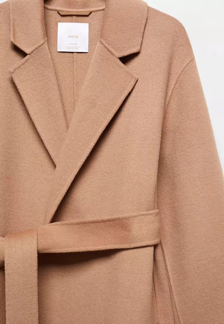 Buy Mango Belt Handmade Coat 2024 Online ZALORA Philippines