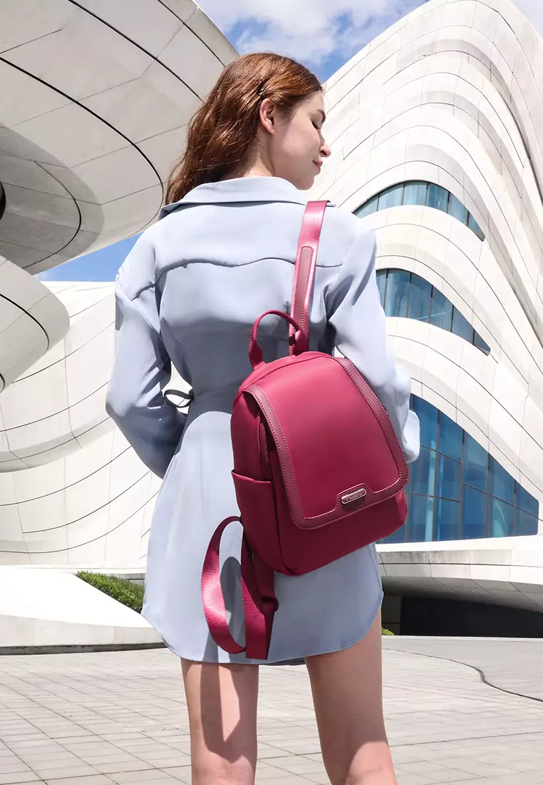 Flap Medium Bag Anti Theft Pocket With Laptop Compartment Backpack For Women