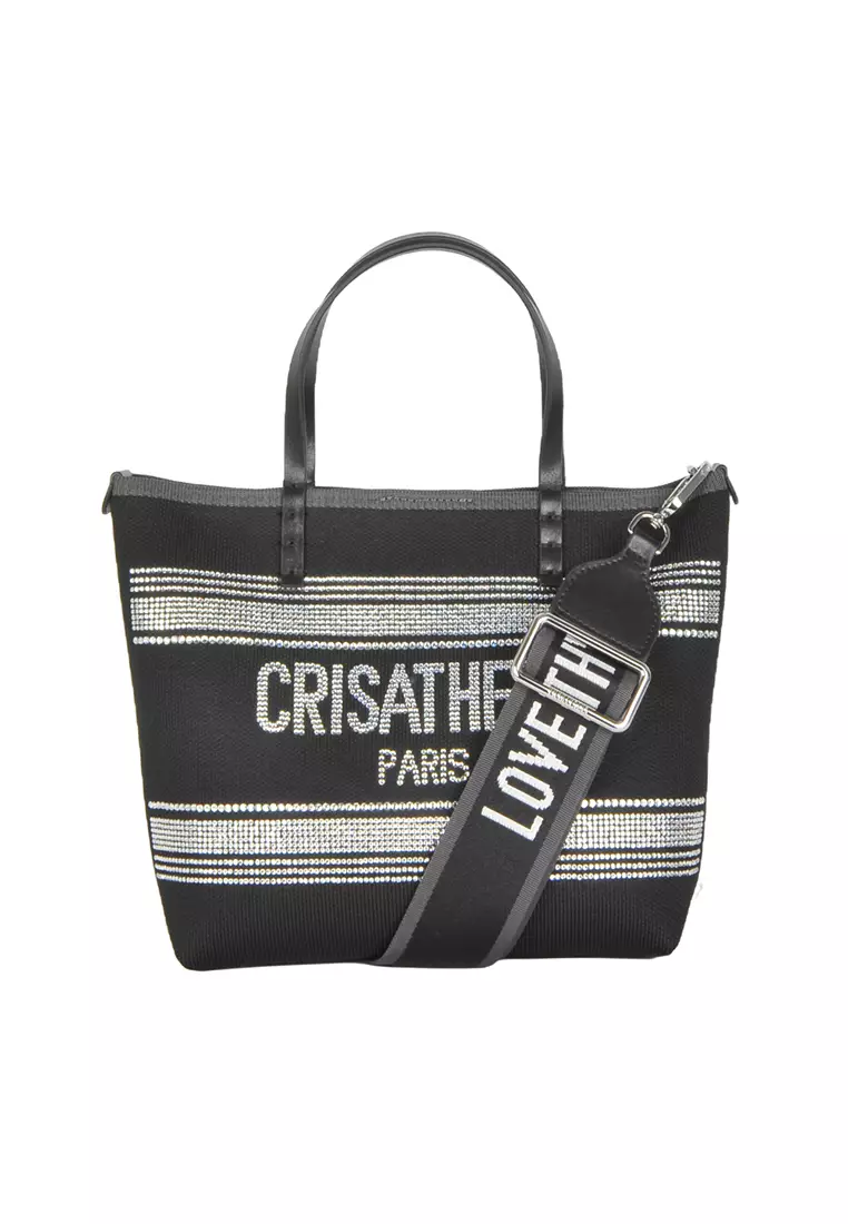 Glam Legerete Tote Bag in Black