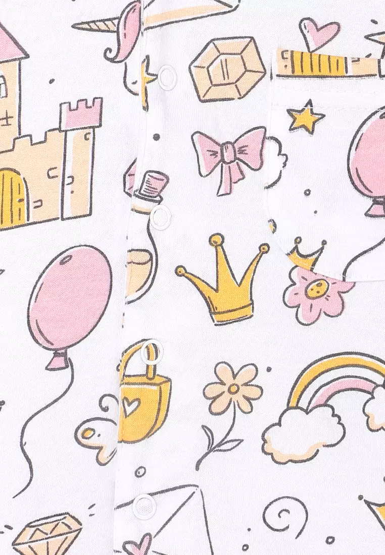 Baby and Kids Pajama Nightsuit Set- Fairy Princess