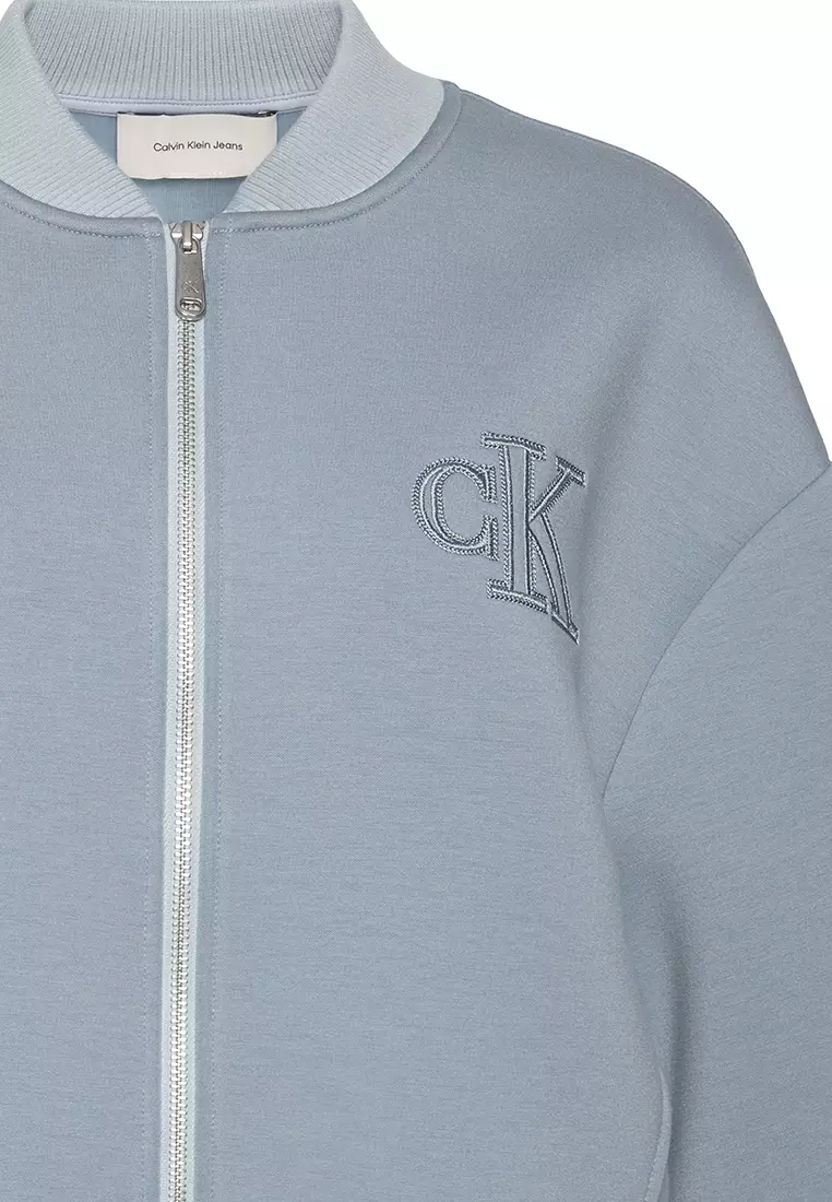 Oversized Zip Bomber Jacket - Calvin Klein Jeans