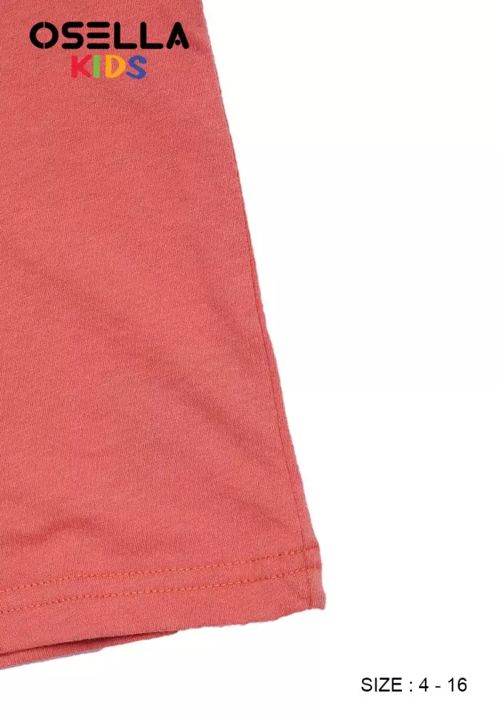 [NEW] OSELLA BASIC REGULAR T-SHIRT IN CARROT