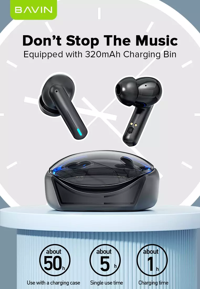 Buy BAVIN BA29 TWS Wireless Earphone Bluetooth Version