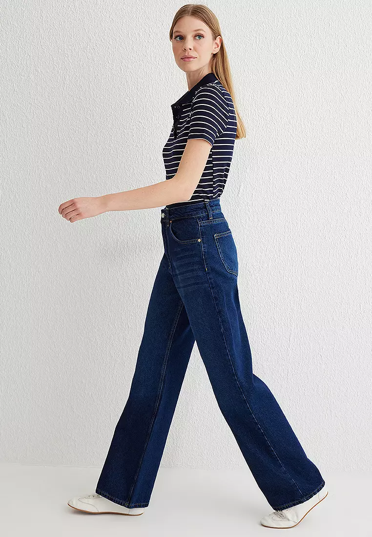 High Waist Wide Leg Jeans