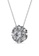 Her Jewellery silver Elegant Flower Pendant -  Made with premium grade crystals from Austria HE210AC17HUCSG_3