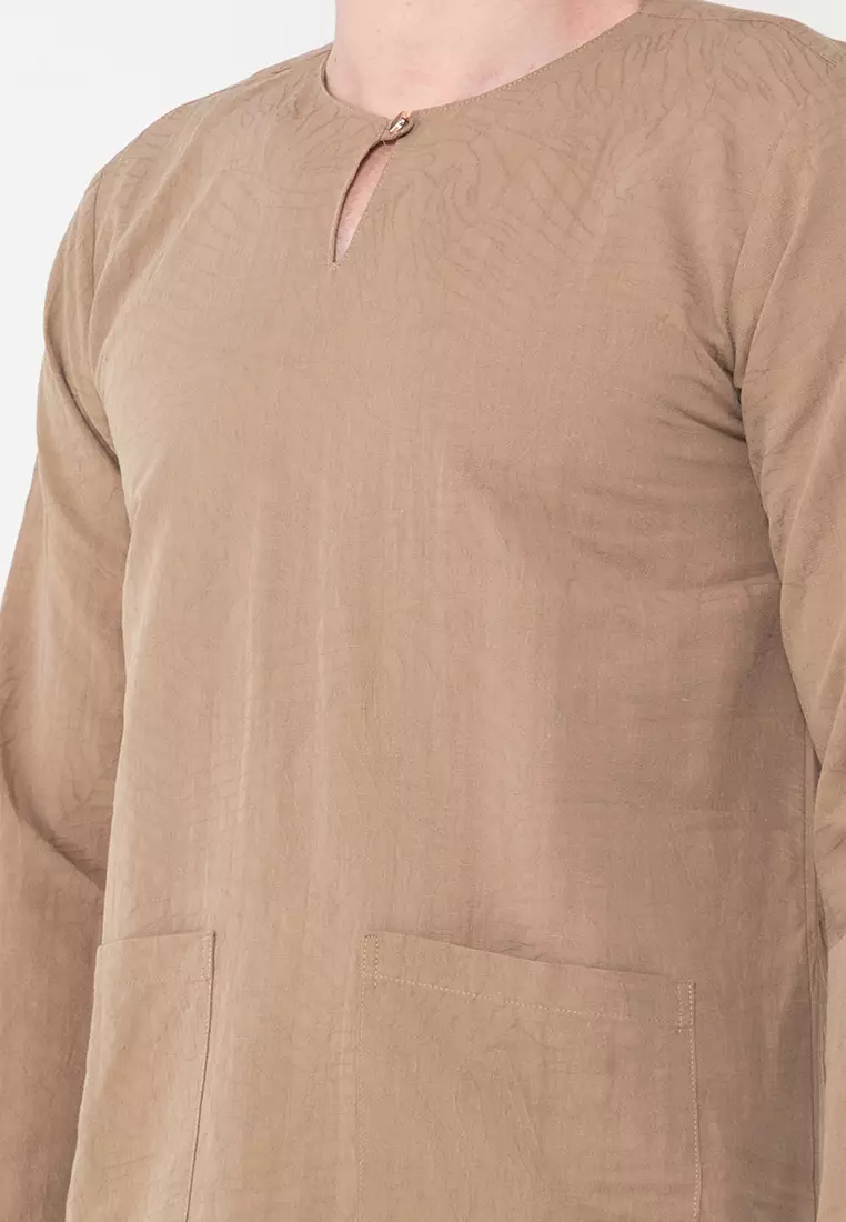 Dobby Linen Kurta