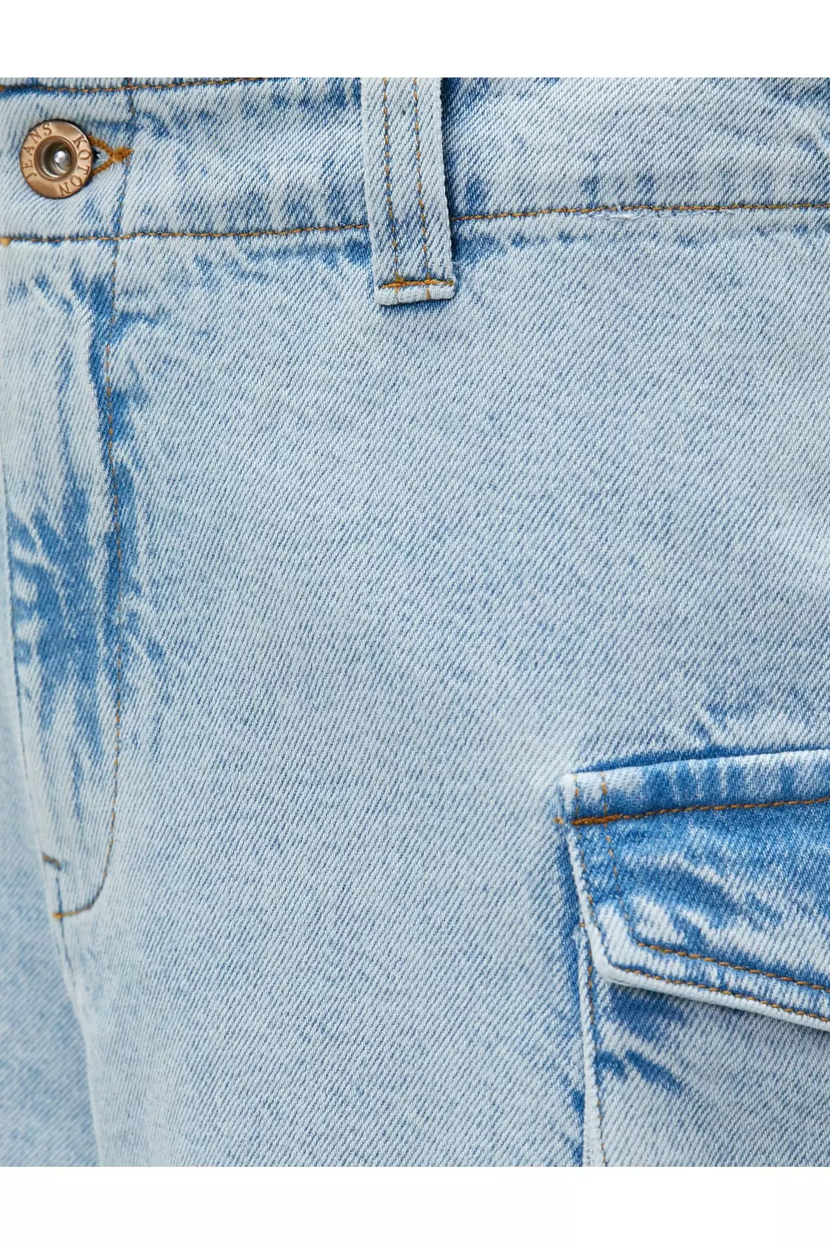High Waist Cargo Bianca Jeans