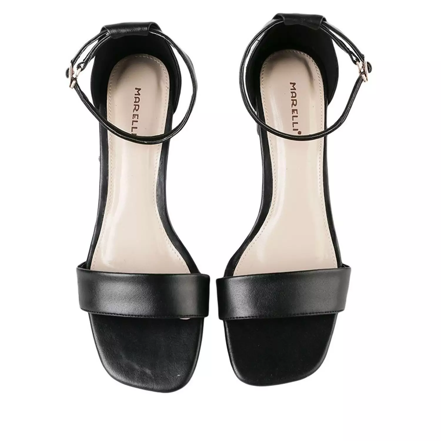 Beth Sandal Ankle Strap Low Heels Wanita