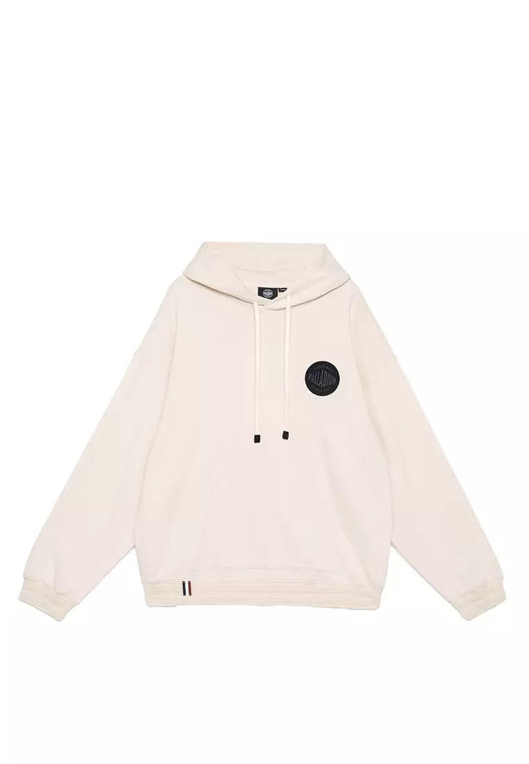 MEN'S PALLADIUM LOGO LOOSE FIT COTTON HOODIE
