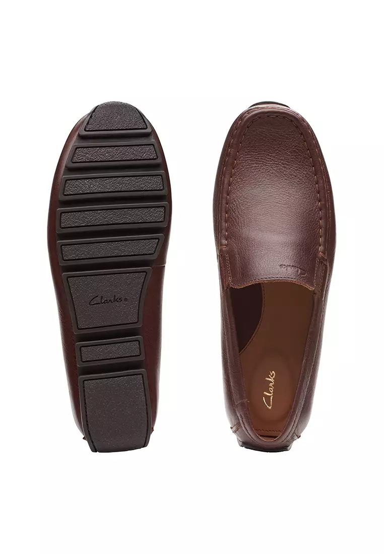 Oswick Plain Loafers Dark Tan