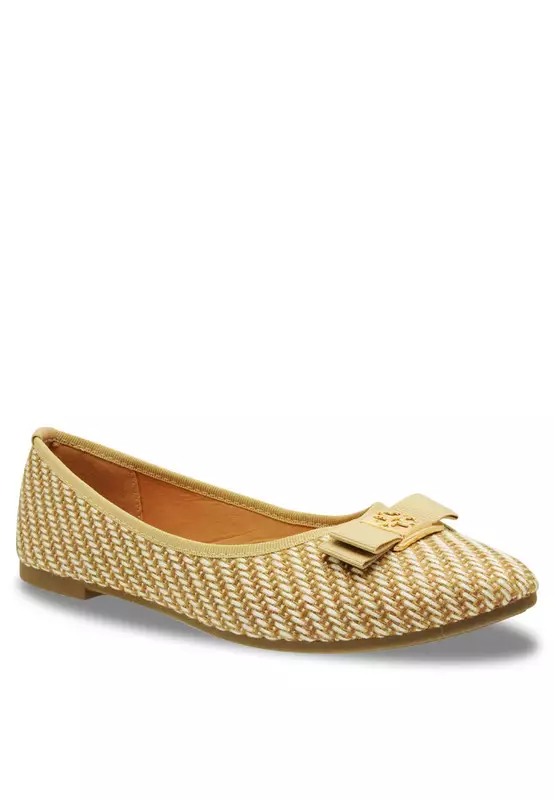 Slip On Buckle Details Casual Flats