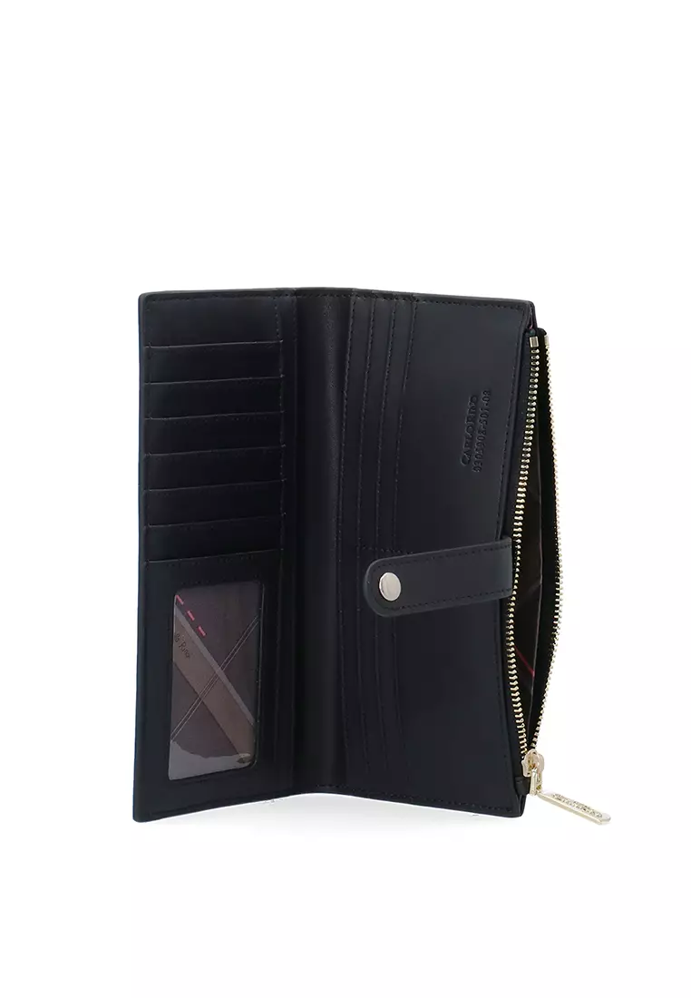 CR Long 2-Fold Wallet - Black