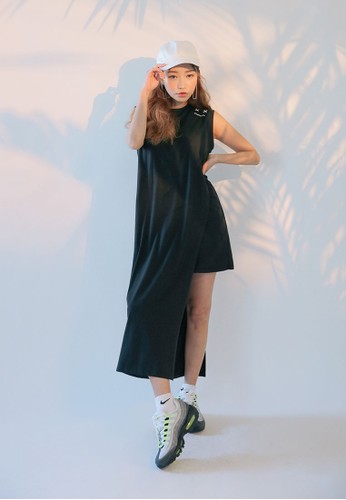 X- 不對稱連身長裙, 服飾, esprit台灣outlet洋裝