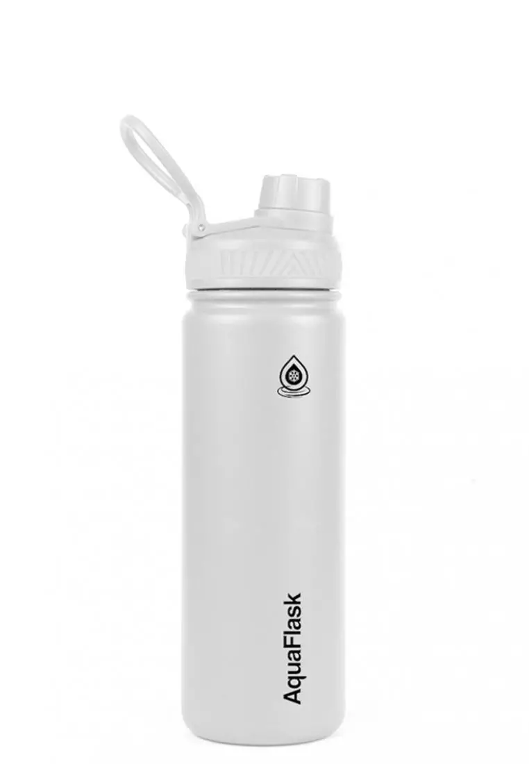 18oz Wide Mouth Water Bottle Arctic White