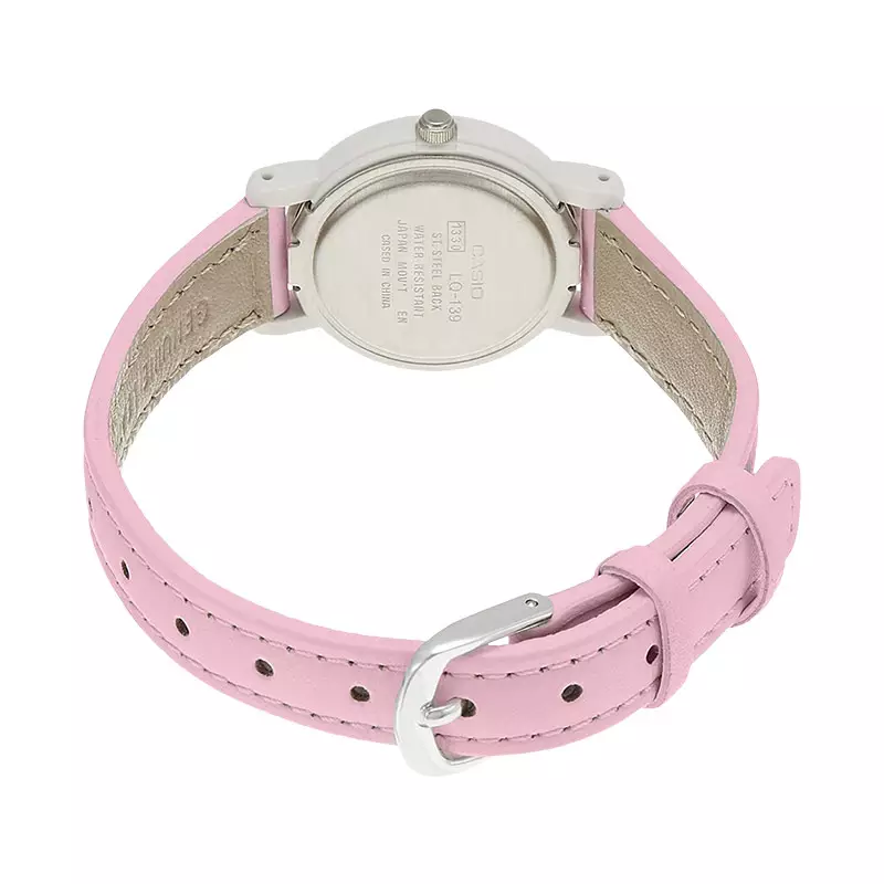 Jam Tangan Wanita Analog Casio Standard LQ-139L-4B1DF LQ139 LQ-139L Pink Leather Band