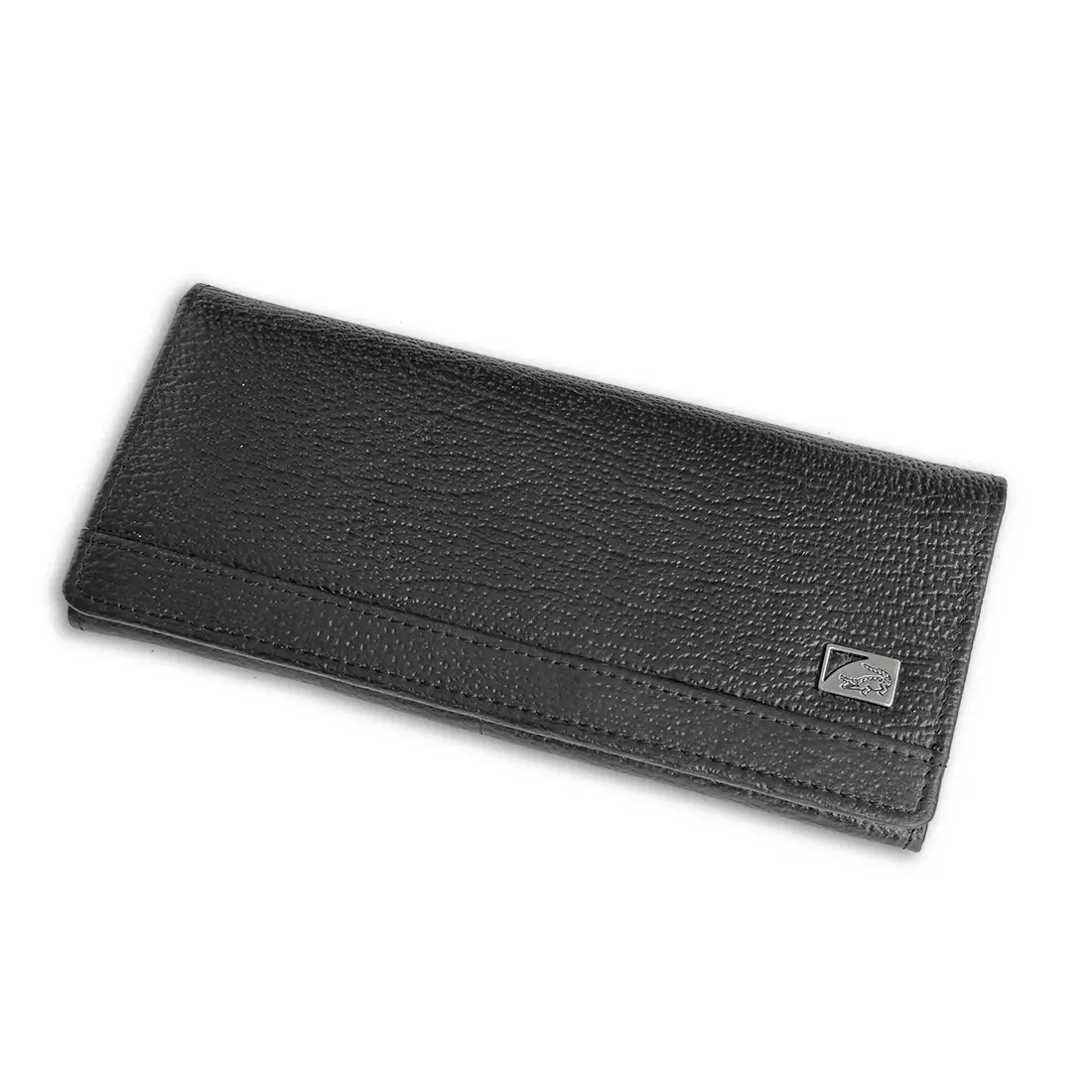 Crocodile H1797BY Dompet Bi-fold Wallet Leather Kulit Original - Hitam