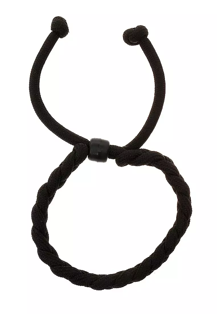 Omrish Bracelet Gelang Pria Motif Jangkar One Set Material Paracord ORIGINAL - Black
