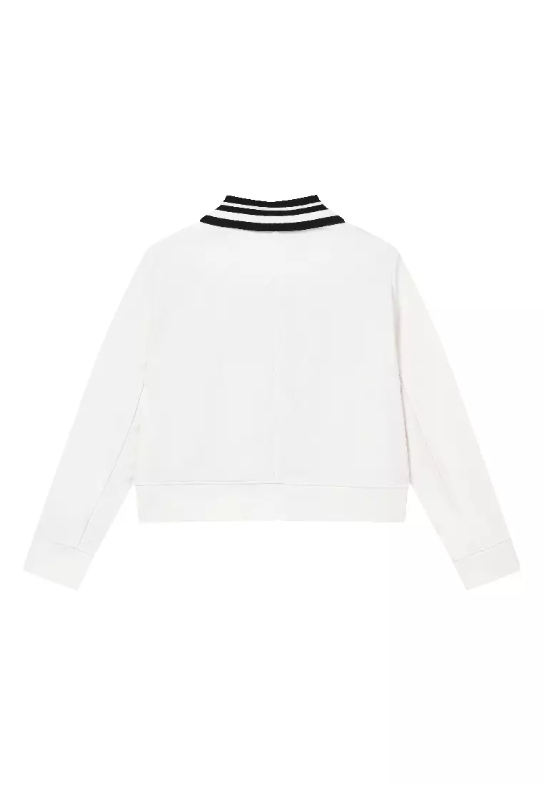 White line fila on sale jacket