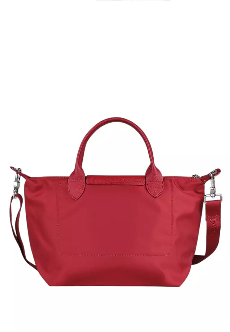Le Pliage Neo Small Top Handle Handbag - Red/Red