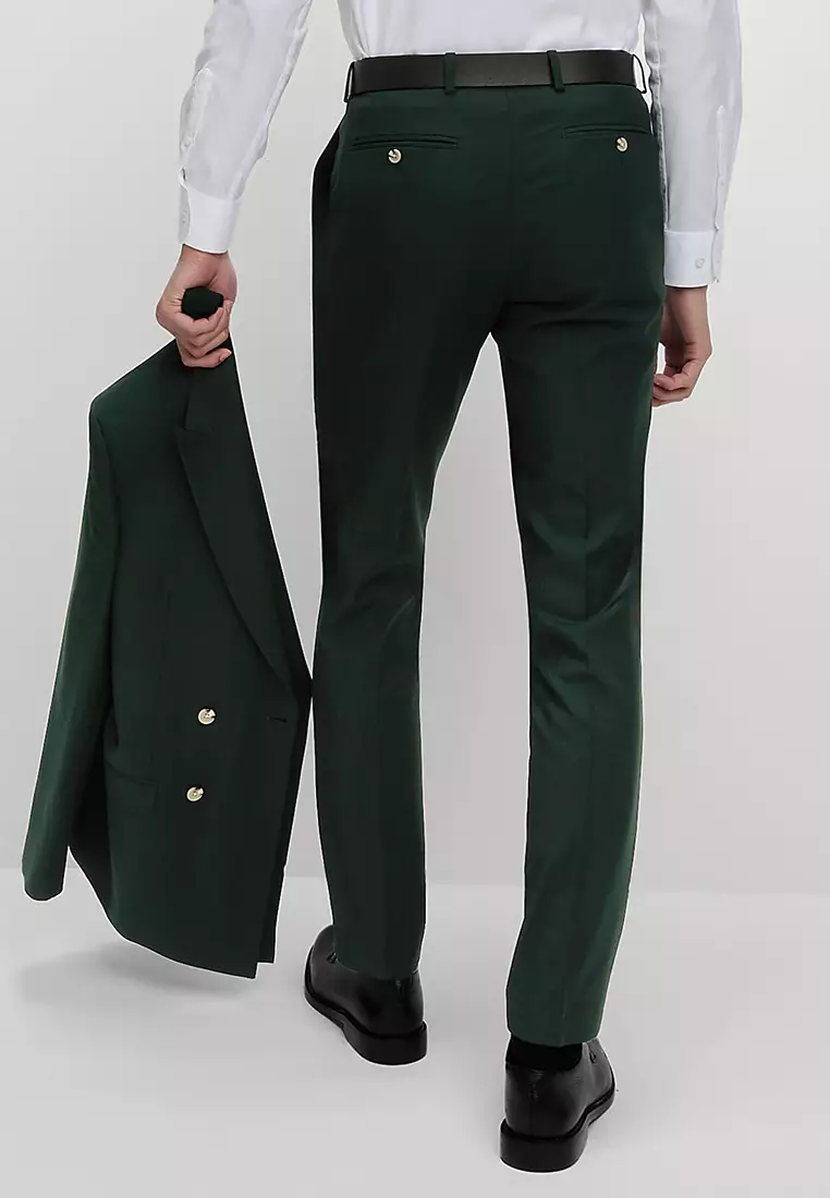 Slim Fit Stretch Suit Trousers