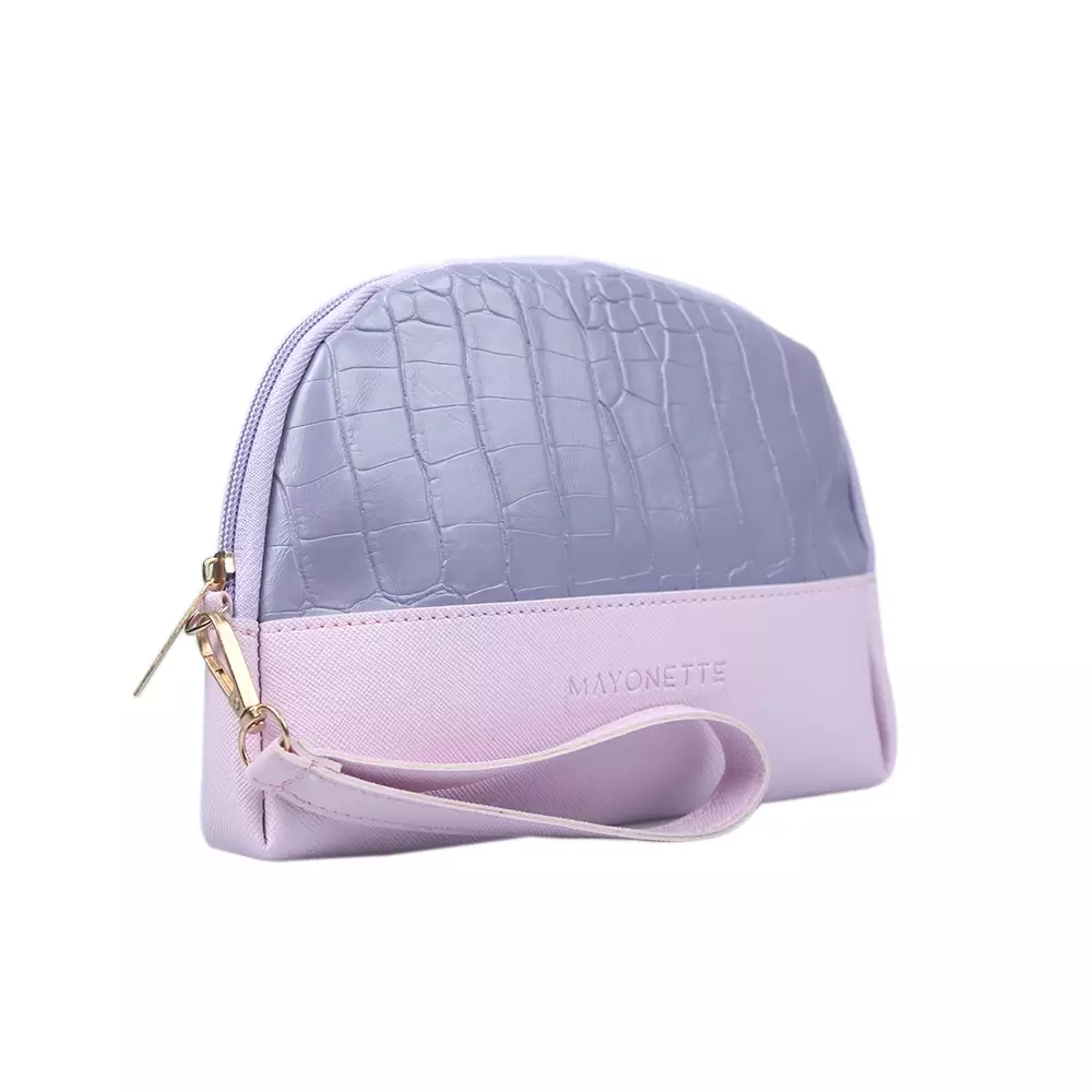 MYNT By MAYONETTE Lula Croco Pouch - Lilac